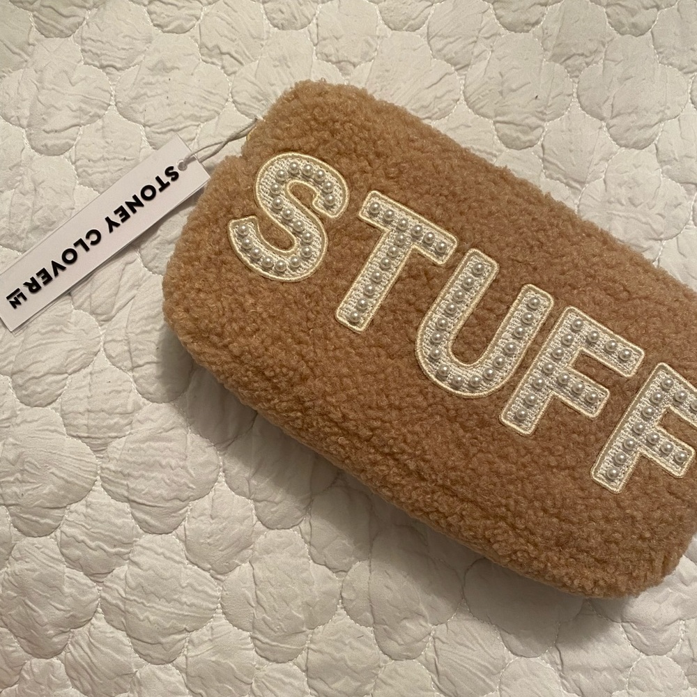 Brand New Stoney Clover Lane “STUFF” pouch